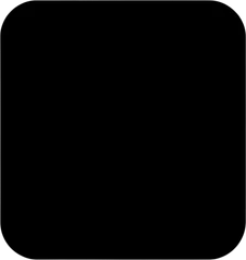 Black rounded square icon background