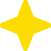 Yellow four-pointed star